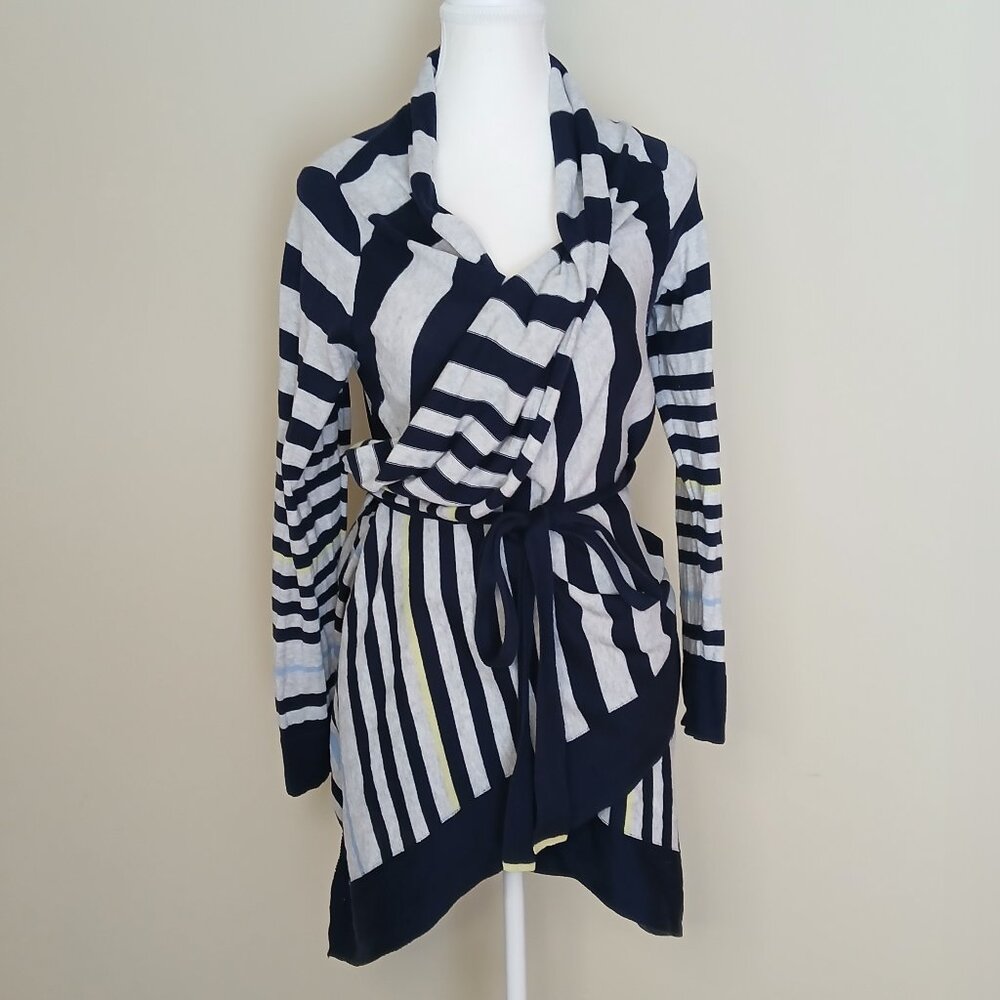 Anthropologie MOTH Waterfall Drape Tie Cozy Cardigan Size Small